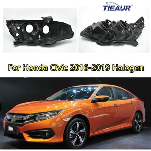 Headlight Base for Honda Civic 2016 2017 2018 2019 Halogen Headlight housing base Car accessories