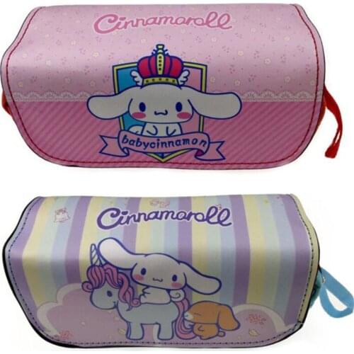 Cute Dog Pencil Bag boys girls high quality nylon kids pencil case children school supplies stationery