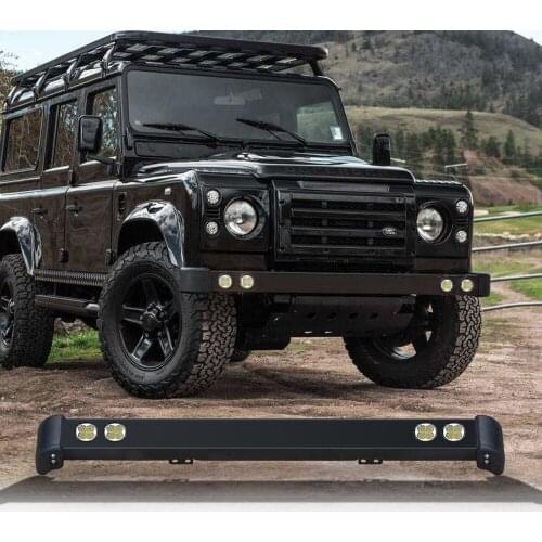 For Land rover Defender 90 110 Front Bumper with led lights Accessories Original Type Bumper