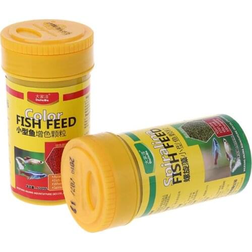 Spirulina Food Tropical Fish Nutrition For Aquarium Fish Tank Color Enhanced Food L4MF