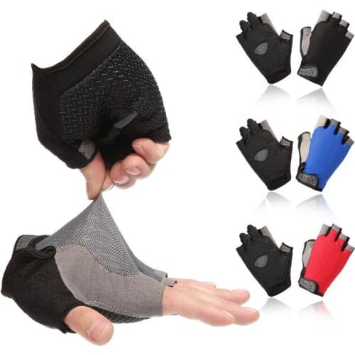 Sunscreen Cycling Gloves Thin Section Climbing Half-finger Gloves Gym Weightlifting Yoga Training Breathable Non-slip Gloves