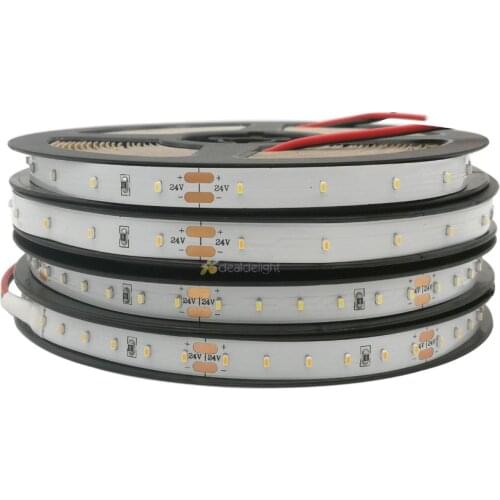LED Strip 2110 SMD 60 120 240 LED/meter DC24 White / Warm White Super Bright 90 CRI Flexible LED Light 5m/lot NonWaterproof