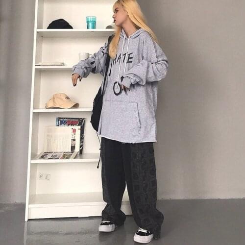 Spring 2021 new Korean ins cashew flower splicing straight tube high waist slim womens versatile wide leg floor pants