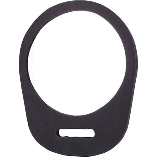 Hairdressing Salon Makeup Mirror with Handle Mirror for Barber Shops Home Use Foam Frame Uneasy Broken