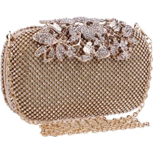 Luxury Full of Rhinestones Evening Bag For Women 2019 Clutch Bag Small Wedding Shoulder Bags Ladies Handbags Female sac a main