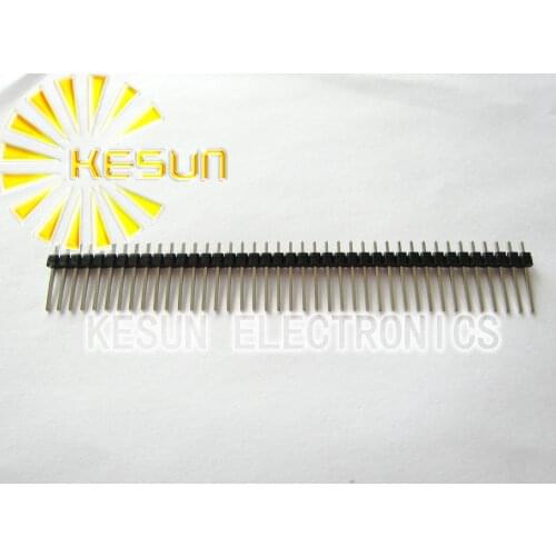 200pcs/lot 15MM LONG 2.54mm Single Row Male 1X40 Copper Pin Header Strip Good quality