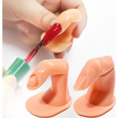 5/10pcs Plastic Practice Fake Hand Finger Nail Art Model Finger Tool DIY Acrylic UV Gel Manicure for Training Display Nail Tips