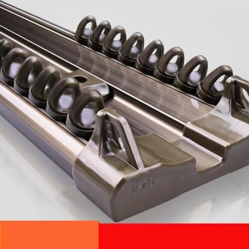 Aluminum Alloy Curtain Track Curtain Rod Ceiling Side Installation Double Durable Triple Curtain Accessories Customized