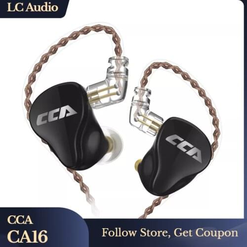 CCA CA16 1DD+7BA Hybrid In Ear Earphones Monitor Sports Headphones Gaming Headset Wired Earbuds CCA C10PRO CKX KZ ASX ZAX ZSNPRO