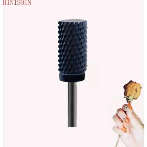 Black Ceramic Nail Drill Bit-5Pcs/Lot - Lager Barrel Bit - (1080.066)