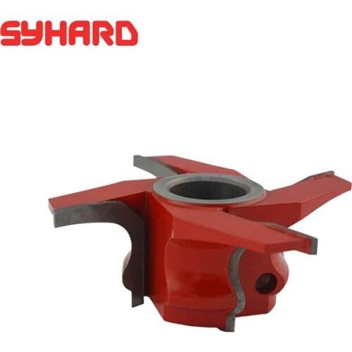 Bore Shaper Cutter Woodworking Tools Wood Chipper Blades Tipped 4-Wing Stair Tread