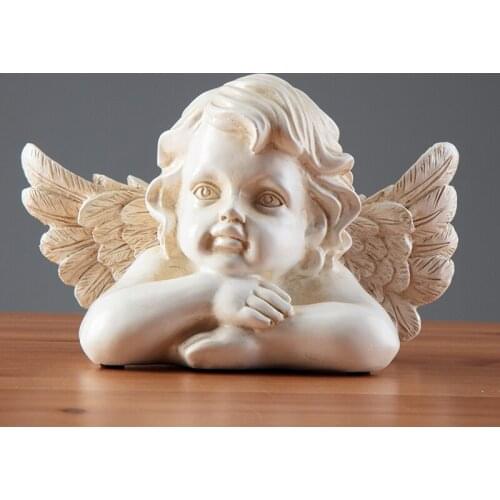 EUROPEAN CUPID ANGEL RESIN ORNAMENTS TV CABINET OFFICE DESKTOP FIGURINES CRAFTS HOME BEDROOM FURNISHING DECORATION WEDDING GIFT