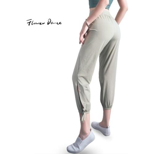 FlowerDance Casual Loose Yoga Pants Wide Leg High Waist Gym Leggings Outdoor Baggy Yoga Pants Women Leggings