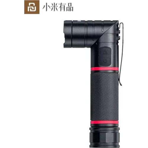 Youpin LED Flashlight 180 ° Folding Rotation Ir UV Torch Flashlight 100/310Lumens Outdoor Emergency Survival Tools
