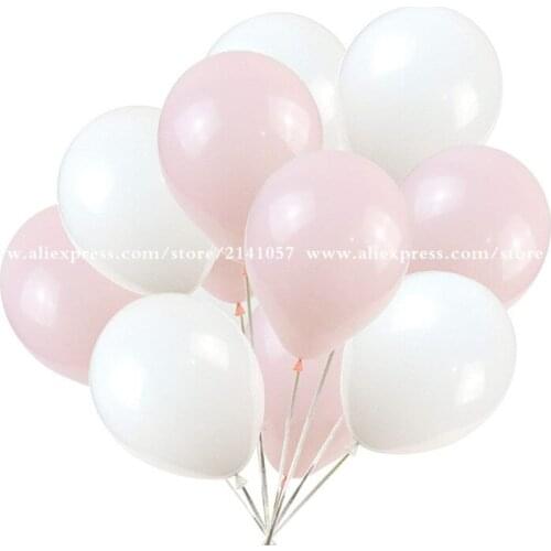 Hot pink Pearl Latex Balloons 10 inch Helium Balloon Inflatable Wedding Decorations kids Air Balls Happy Birthday Party Balloons