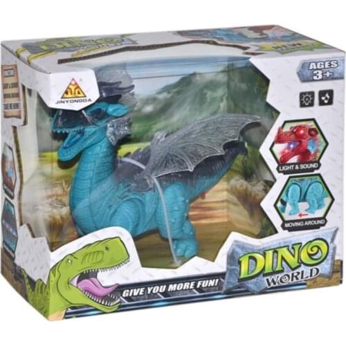 Battery operated Walking Winged Dragon Dinosaur Voice Luminous Color Preferential