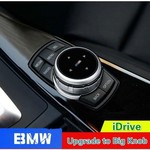 Newl Car Multimedia Buttons Cover IDrive Stickers For BMW 1 2 3 5 7 Series X1 X3 F25 X5 F15 X6 16 F30 F10 F07 E90 F11
