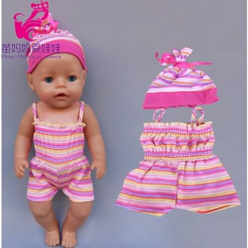 New Dress Wear For 43cm baby Doll Reborn Babies Clothes children girl gift