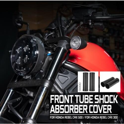 Motorcycle Front Shock Fork Cover Wrap Absorber Guard Gaiters Gators Boots For Honda Rebel 300 2020 2021 CMX 500 CMX300 CMX500
