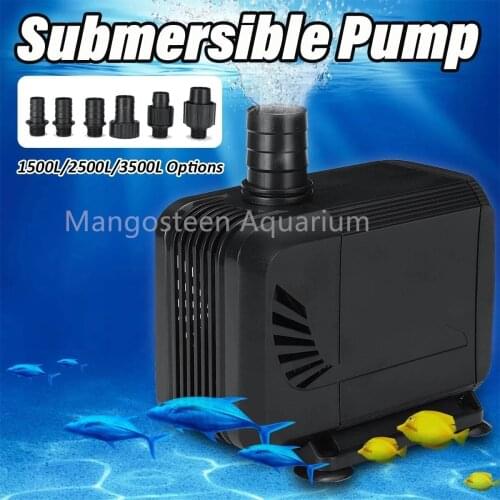 1500/2500/3000/3500L/H Submersible Water Pump 15W 35W 40W 45W Fish Pond Aquarium Tank Waterfall Fountain Sump Water Pumps