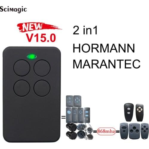 Remote Control Gate Hormann Marantec 868MHz For HSM2 HSM4 HSE2 HSE4 D382 D384 D302 D313 868.35MHz Garage Command Gate Opener