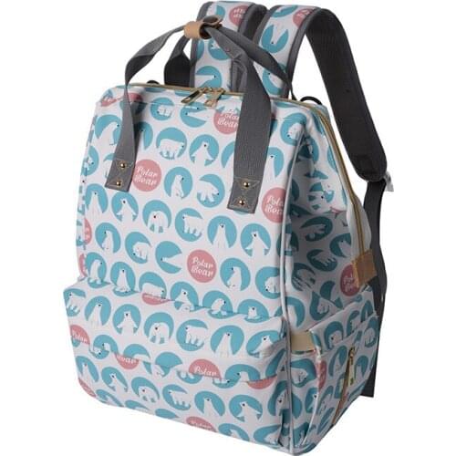 Diaper Bag Baby Care Nappy Maternity Bags Organizer Shoulder Travel Cute Cartoon Animal Large Capacity Nursing Handbag MBG0265