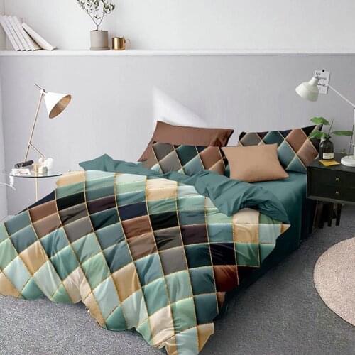 Super Soft Duvet Cover Single Double Queen King Bed Bedclothes Double Duvet Cover Set Cute EE99