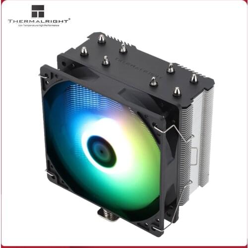 Thermalright AX120 PLUS 4 heat pipe tower CPU cooling fan 4pin PWM 120mm CPU cooler, suitable for Intel 115x 2011 2066 AMD AM4