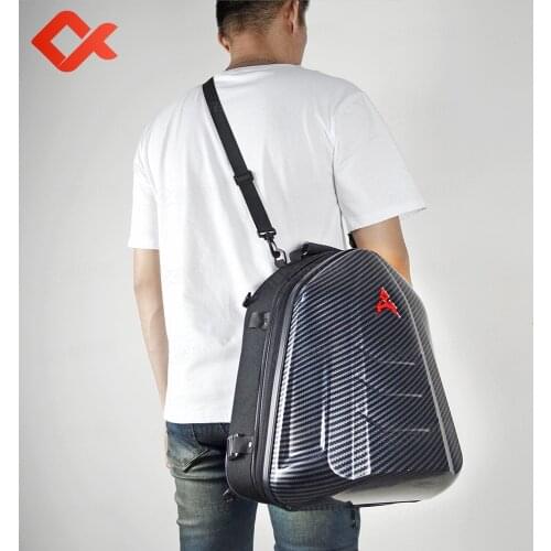 Hard Shell Motorcycle Helmet Backpack Metallic Color Waterproof Rear Bag Backpack Men Motorcycle Tail Bags Tankbag MOTOCENTRIC
