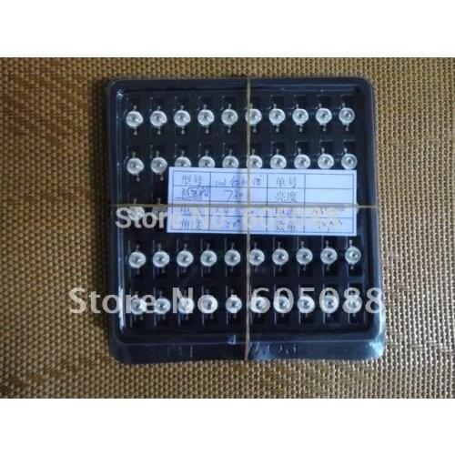 High Quality 1w Epistar chip infrared led lighting beads 730nm IR high power laser diodes bulb lamp 250pcs/lot DHL free shipping