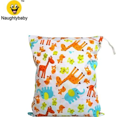 High Quality Waterproof Wet Bags Diaper Bag Cloth Nappy Bags Swimsuit Bag Patterns Printed WetBag for Cloth Diapers (10pcs/lot)