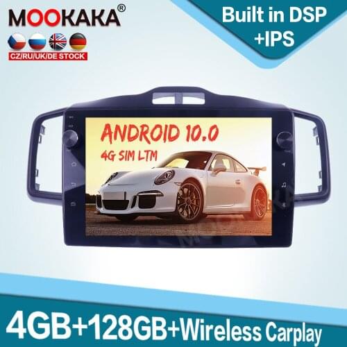 128GB Carplay Android 10.0 Car Multimedia Player for Honda fit jazz 2008-2015 Auto Radio GPS Navigation Audio Stereo Head Unit