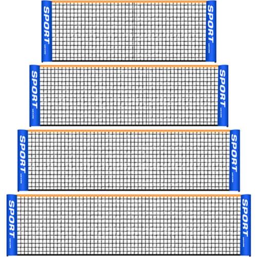 3.1/4.1/5.1/6.1m Professional Sport Training Standard Badminton Net Volleyball Net Easy Setup Outdoor Tennis Mesh Net Exercise