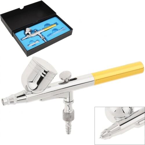 Gravity Dual-action Mini 0.3mm 7cc Airbrush Paint Nail Spray Gun Makeup Paint Set Face Tattoo Art DIY Tool Spray Gun