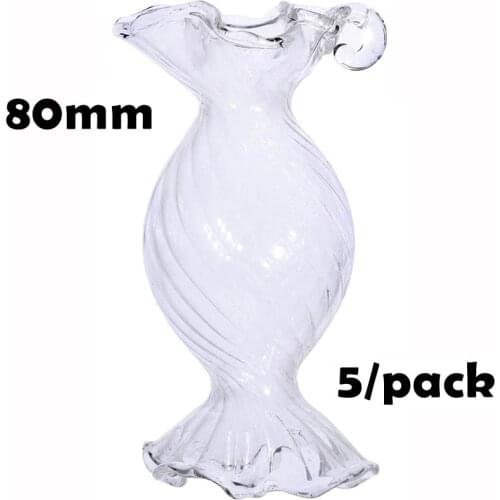 Promotion - Christmas Tree Xmas Ornaments Glass Decoration 80mm Hanging Candy Ornament, 5/Pack