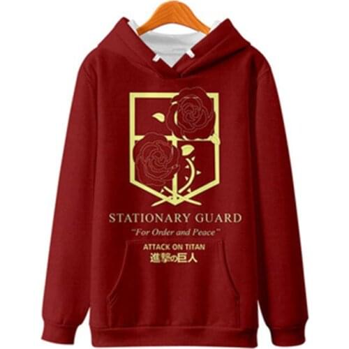 Anime Attack on Titan Anime Cosplay Pullovers Hoodies Sweatshirts Killua Zoldyck Hisoka Casaul Hoody Streetwear Tops