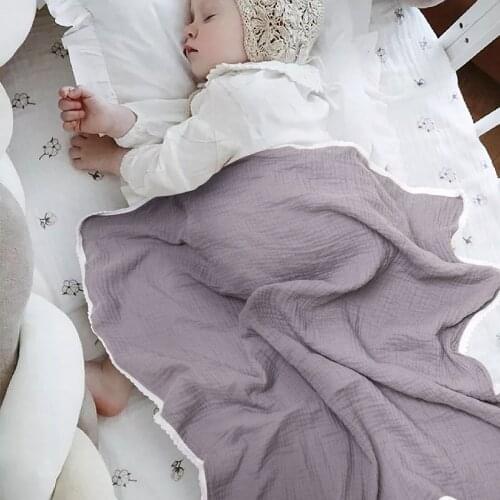 Baby Blanket Cotton Super Soft Kids Month Blankets Newborn Swaddle Infant Wrap Bath Towel Girl Boy Stroller Cover