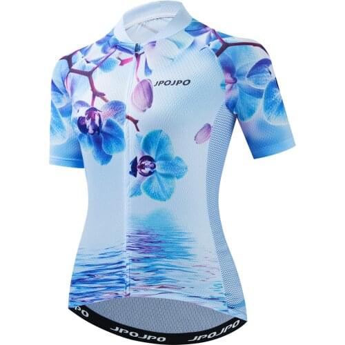 Breathable Cycling Jersey MTB 2021 Summer Bike Jersey Anti-UV Bicycle Shirt Women Cycling Clothing Racing Pro Team Cycle Wear