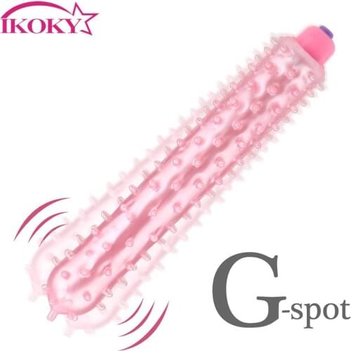 IKOKY Silicone G-spot Vibrator Female Masturbator Clitoris stimulator Erotic Vibrating Massager Sex Products Sex Toys for Women