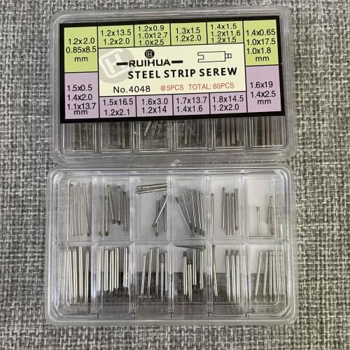 Watch repair tools watch accessories Rox strap section screw diver series strap screw box