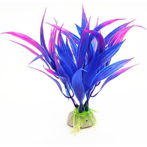 Aquarium Plants Decoration Simulation Plastic Grass Fish Tank Background Decor Water Weeds Ornament Aquarium Products