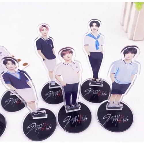 Kpop STRAY KIDS Acrylic Stand Action Figures Stand Desktop Display Plate For Fans Collection Gift Stationery Set