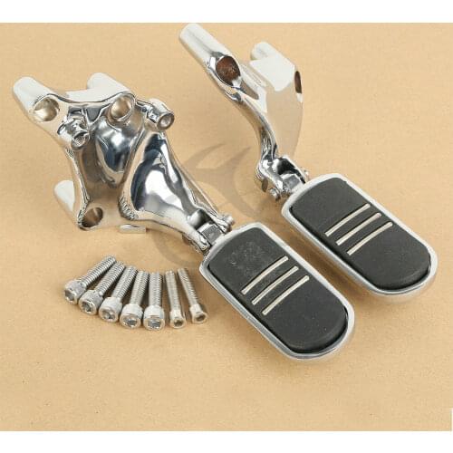 Motorcycle Passenger Foot Pegs & Mount Kit For Harley Iron 883 XL1200 2014-2020