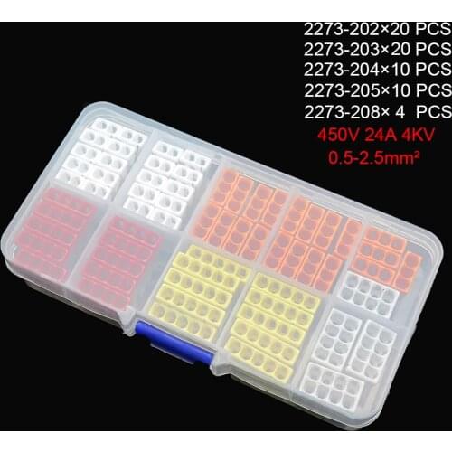 Origin 2273 Series Sets 2273-202 203 204 205 208 Push-in Compact Wire Connector For Junction Box And Installation Blocks