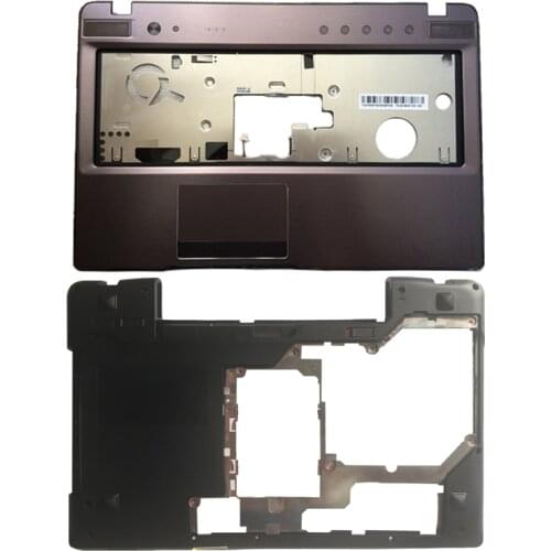 New For Lenovo Z570 Z575 Keyboard Bezel Palmrest Upper Case /Laptop Bottom Base Case Cover