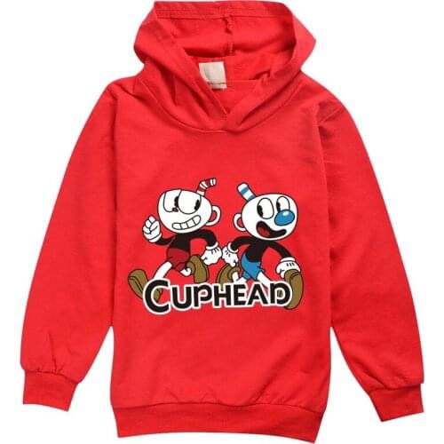 New Cuphead Boys Hoodie Kids Clothes Funny Game Tomas Hoodies for Teen Girls 3-14Y Baby Boys Sweatshirt Children Costume