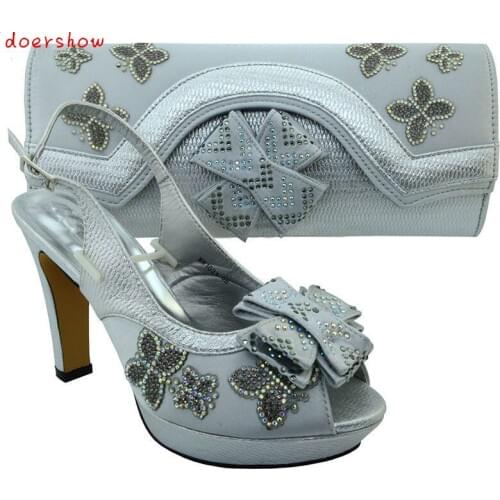 Shoes and Bag To Match Italian Matching Shoe and Bag Set African Wedding Shoes and Bag To Match for Parties doershow MM1-52