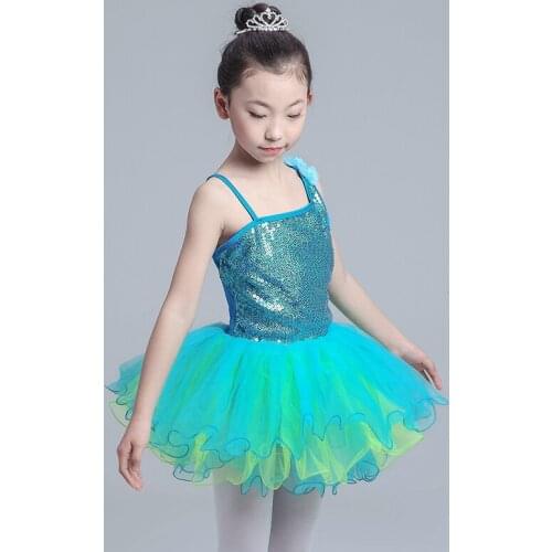 Professional blue Swan Lake Ballet Tutu Costume Girls Children Ballerina Dress Kids Ballet Dress Dancewear Dance Dress For Girl