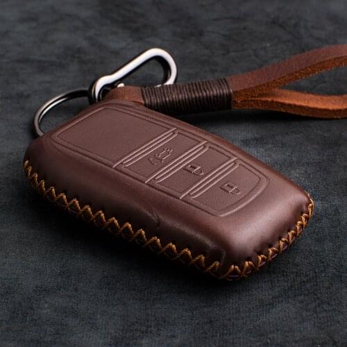 Retro Leather Car Remote Key Cover Case 2 3 Buttons For Toyota Hilux Fortuner Land Cruiser Camry Coralla Crown RAV4 Highl