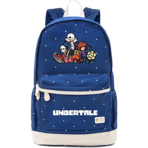 Anime Undertale Backpack for Teenage Girls Boys Book Bag Sans Women mochila Men Travel Bag Undertale Children School Backpacks